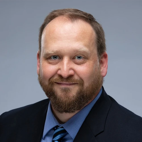 Chiropractor Beavercreek OH Scott Ferguson LP A professional headshot photo of Dr. Scott Ferguson